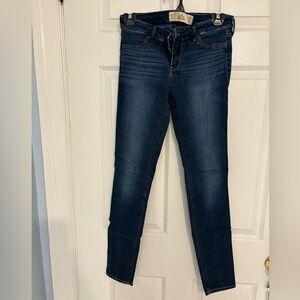 Hollister Dark Blue Women's Skinny Jeans